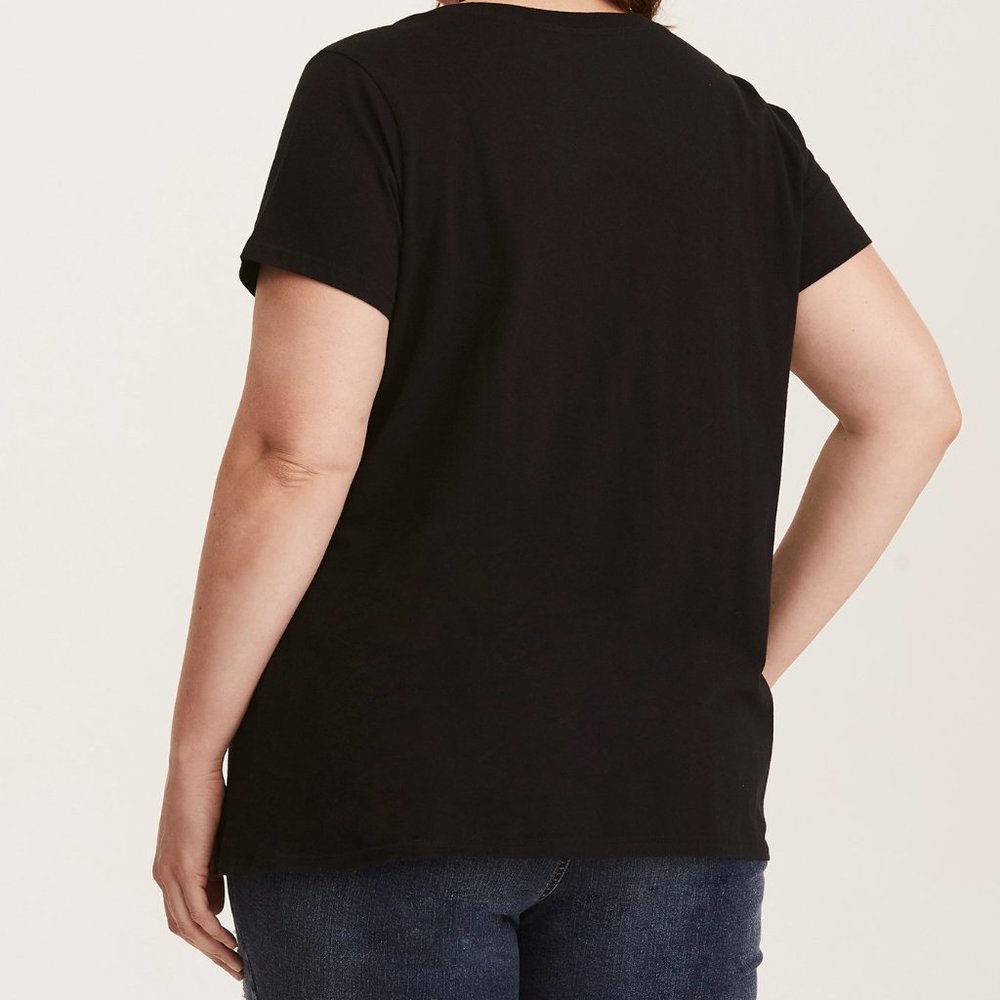 Torrid Whiskey Soul Destructed Ripped Tee NWT 3X - Picture 3 of 5